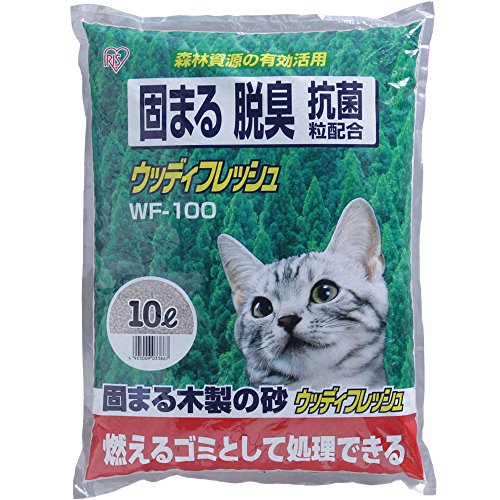 アイリスオーヤマ 猫砂 ウッディフレッシュ 10L