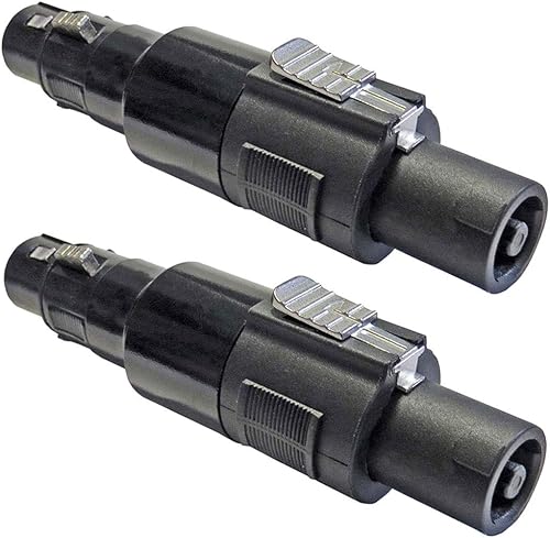 keepdrum ADA038 Speakon-Adapter Steckverbinder XLR Female Speakon STA CK