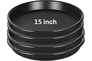 4 Pack 15 Inch Plant Saucer | Elevating Your Plant's Health and Home Decor