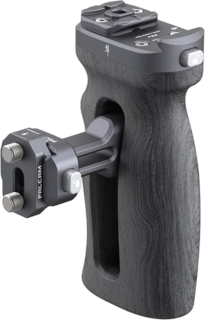 FALCAM F22 Quick Release Handle, Camera Side Handheld Grip Convert 1/4" Thread to F22 QR System, 22mm Aluminum Video Shooting Accessory Filmmaker Photographer You-Tuber Must Have
