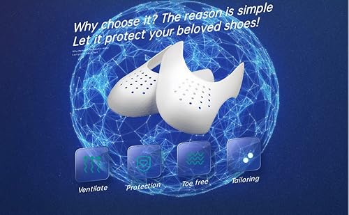 Viujuh 2 Pair Shoe Protector Toebox Crease Guards For Men Women (Women's 7-12) #TOP5