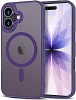 Vista 326 de Anuck - Funda magnética para iPhone 11 compatible con MagSafe, carcasa trasera mate translúcida dura, borde de TPU, delgada, resistente a impactos