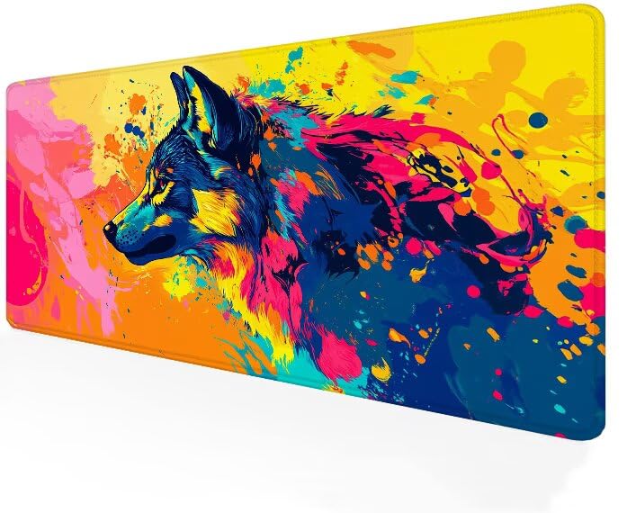 Tapis de souris coloré grand format pour embellir votre bureau
