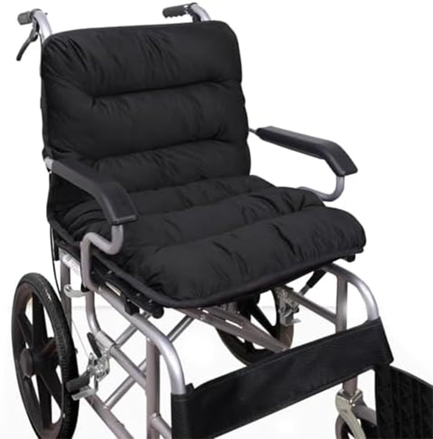 Cojín para Silla De Ruedas con Soporte De Espalda,Anti Decúbito, Accesorios para Silla De Ruedas para Coxis, Cojines De Asiento Gruesos Y Cómodos,Cojín De Apoyo Lumbar Antiescaras,45 X 90 Cm
