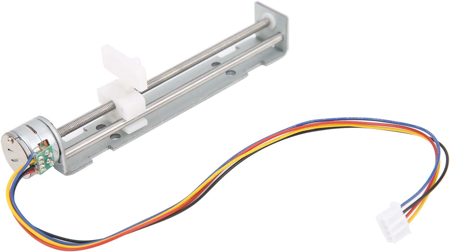 4 Wire Stepper Motor Linear Rail,Tepper Motor Linear Actuator High 2 Phase,4 Wire Planetary Metal Slider 80mm Stroke,for Engraving CNC 3D Printer Small Equipment
