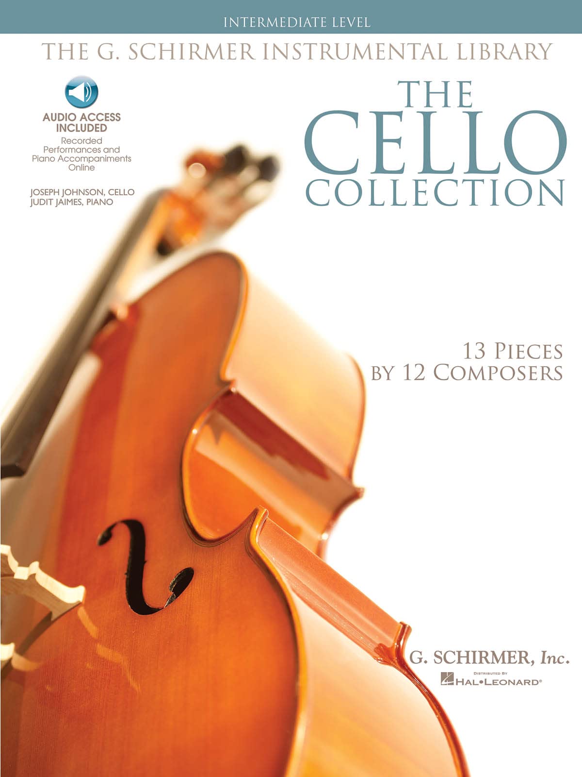 The G. Schirmer Instrumental Library: The Cello Collection - Intermediate Book/Audio