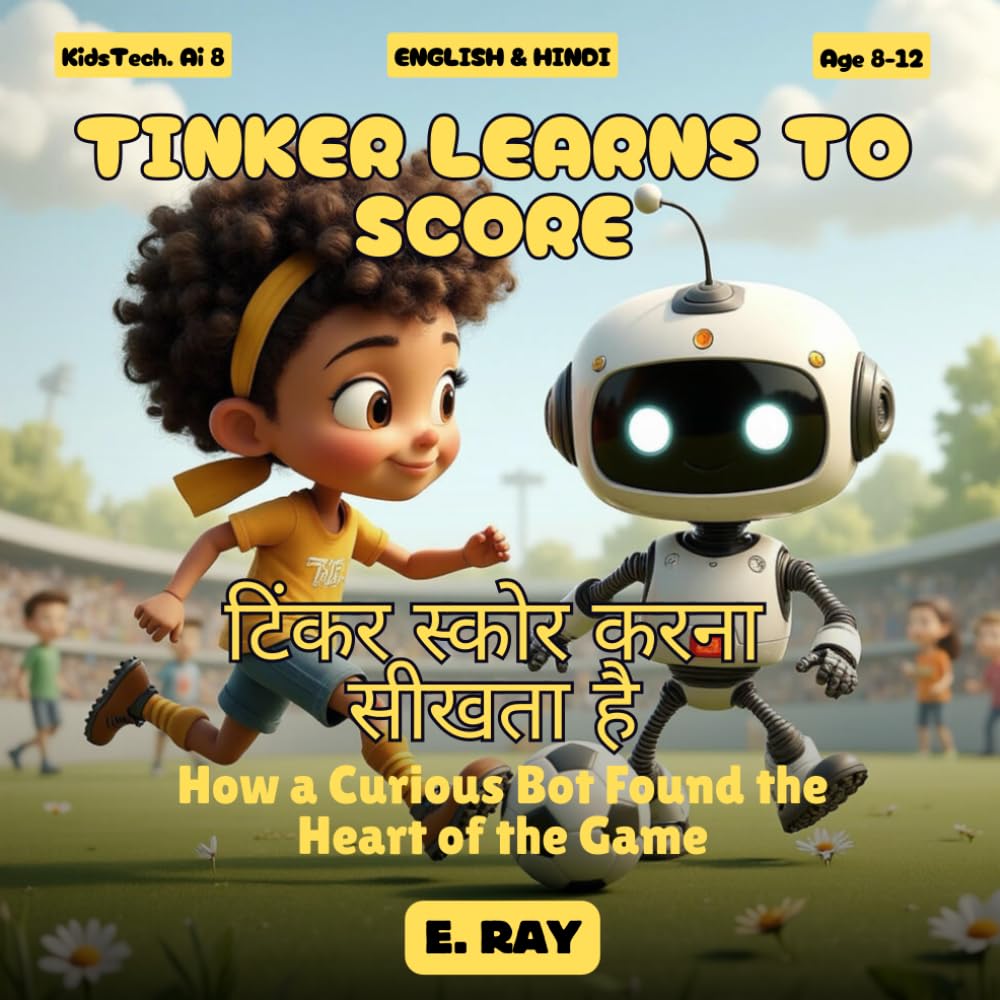 AI FOR KIDS - TINKER LEARNS TO SCORE (BILINGUAL ENGLISH-HINDI): टिंकर स्कोर करना सीखता है
