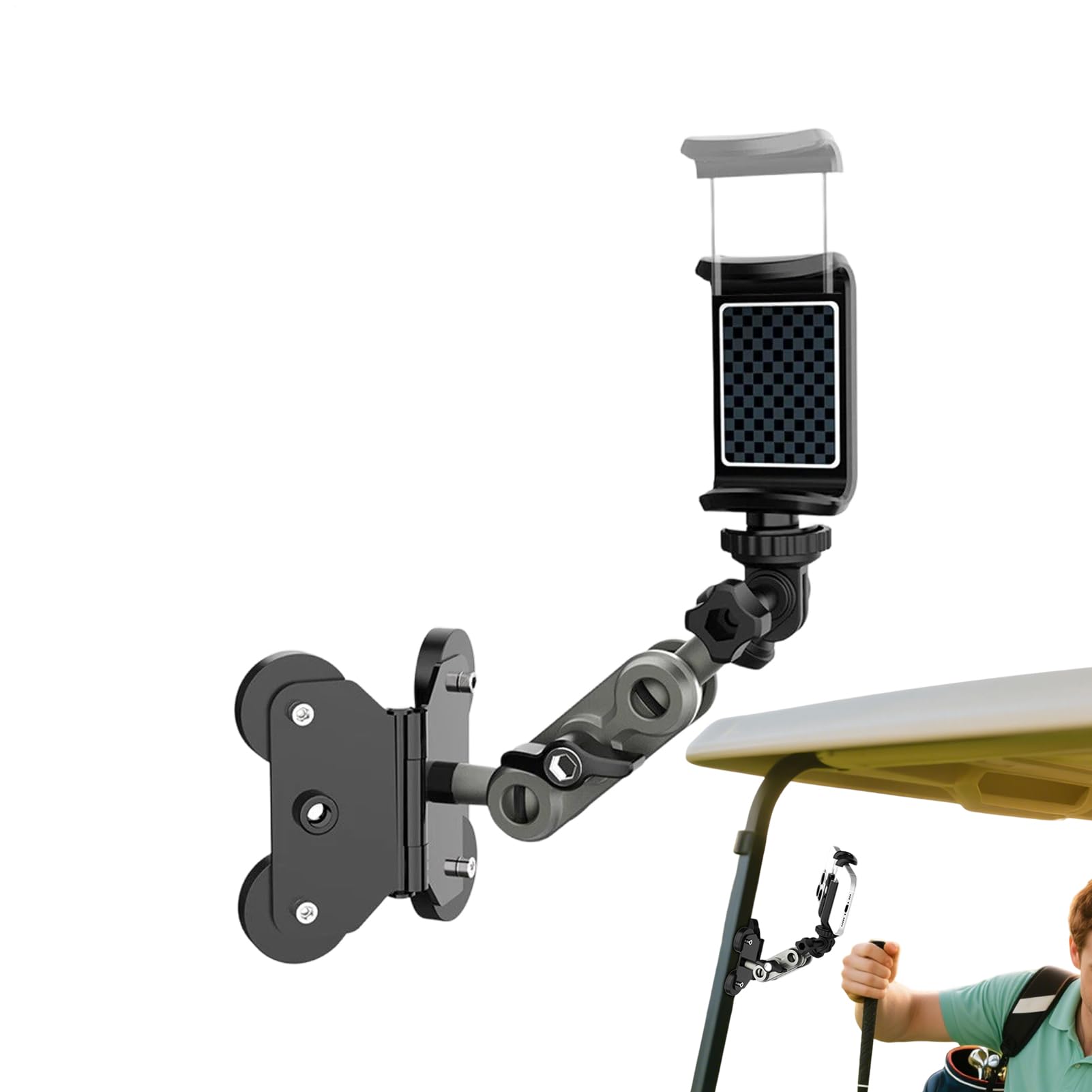 Supporto magnetico regolabile per recinzione per smartphone