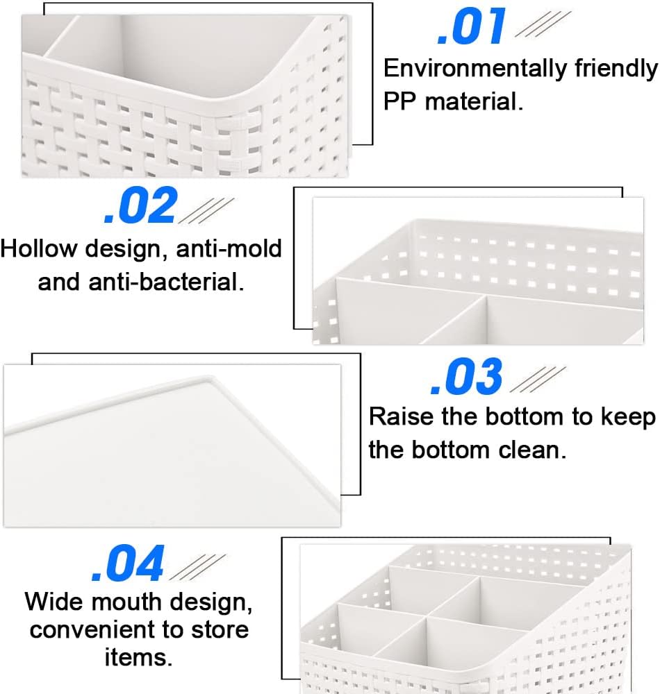 سلة تخزين من كيوكومر، صندوق تخزين مستحضرات التجميل متعدد الاست... - view 4