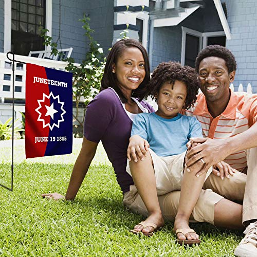 Garden Flags Juneteenth Flag Vertical Double Sized Home Flag Independence Day Freedom Decorations Outdoor Banner Yard Farmhouse Flag 12.5"X18" #TOP6