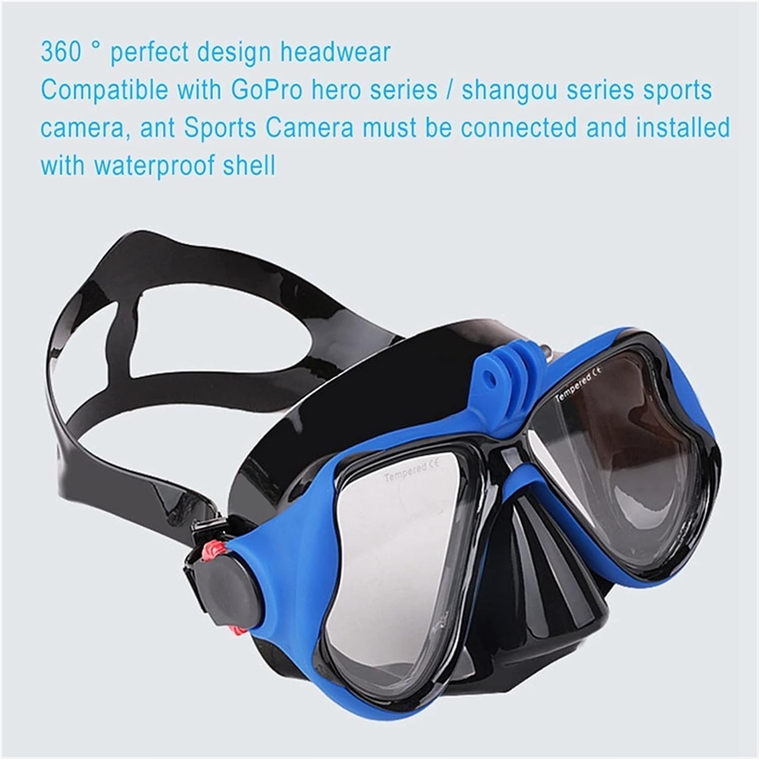 Snorkeling Mask Snorkel Tube Set Diving Mask Swimming Goggles Tube for Underwater Diving
