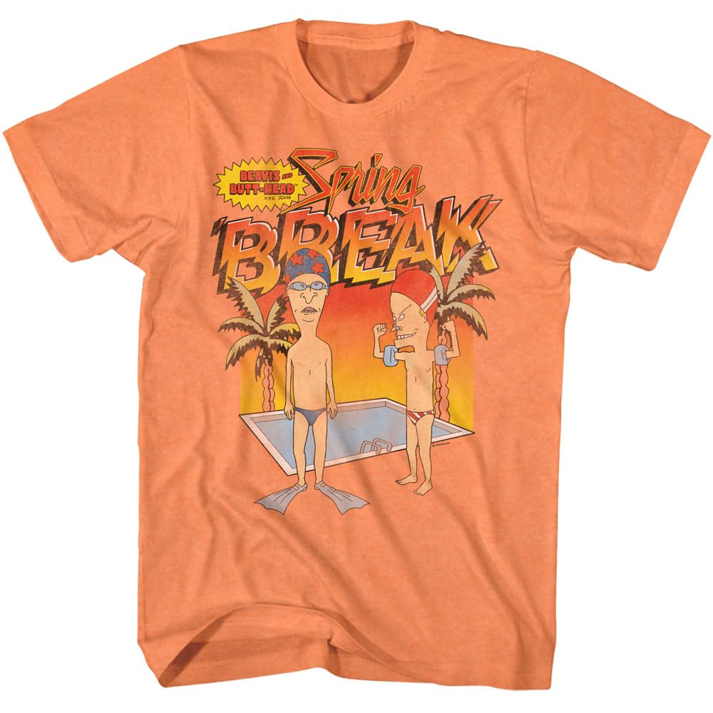 Amazon.com: Beavis and Butt-Head Spring Break Mens Orange Amazon.com: Beavis and Butt-Head Spring Break Mens Orange