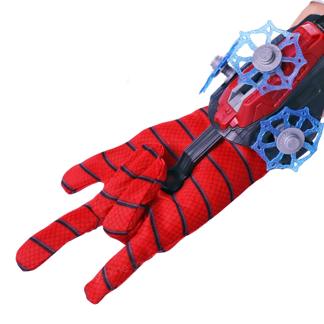 Toyshine Spidy Web Super Hero Theme Shooter with Glove Sticky Wall Soft Bomb Funny Educational Gadget Toy for Kids (B0D87BM5RL) Amazon Price History, Amazon Price Tracker