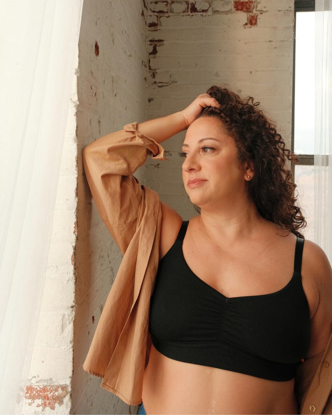 AnaOno Full Coverage Post-Surgery Bra - Medium Support Mastectomy Bras with Pocketed Cups for Lightweight Breast Forms - Image 6