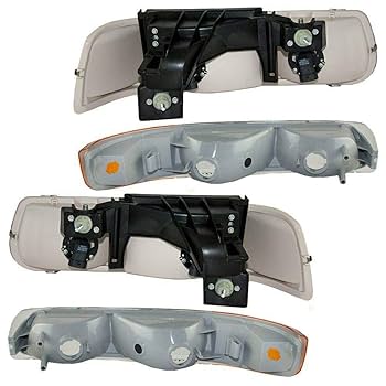 DHD stub 99 ライトグレー Amazon.com: New Front Head Lights with Signal Side Marker