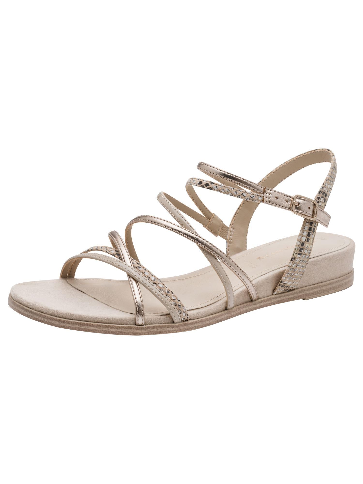 Tamaris Women’s sandal flat beige 5.5 UK