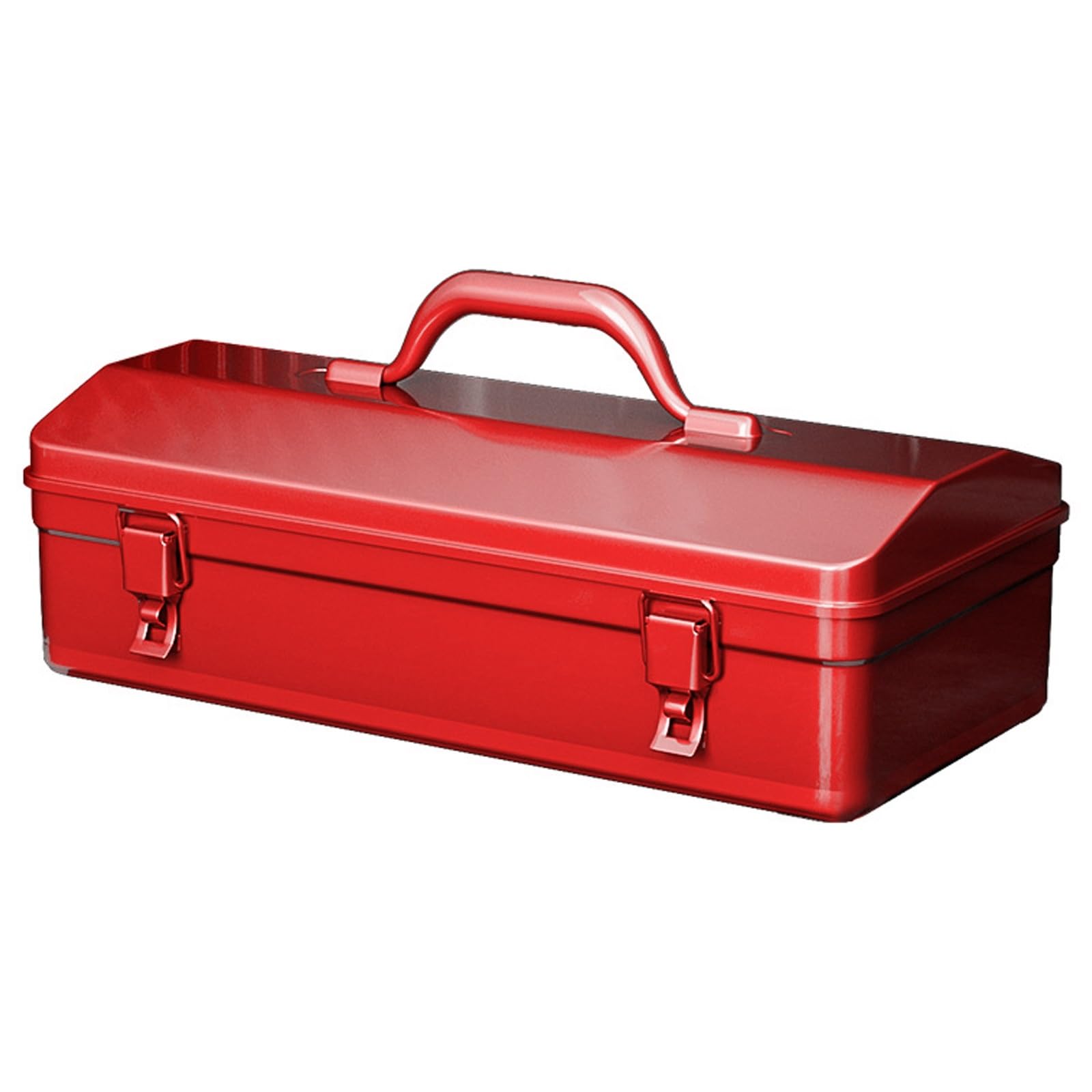 Stampaggio monoblocco in acciaio laminato a freddo con maniglia for il trasporto, cassetta degli attrezzi portatile da 14"/18"/20" con coperchio con chiusura in metallo, cassetta degli attrezzi in fer