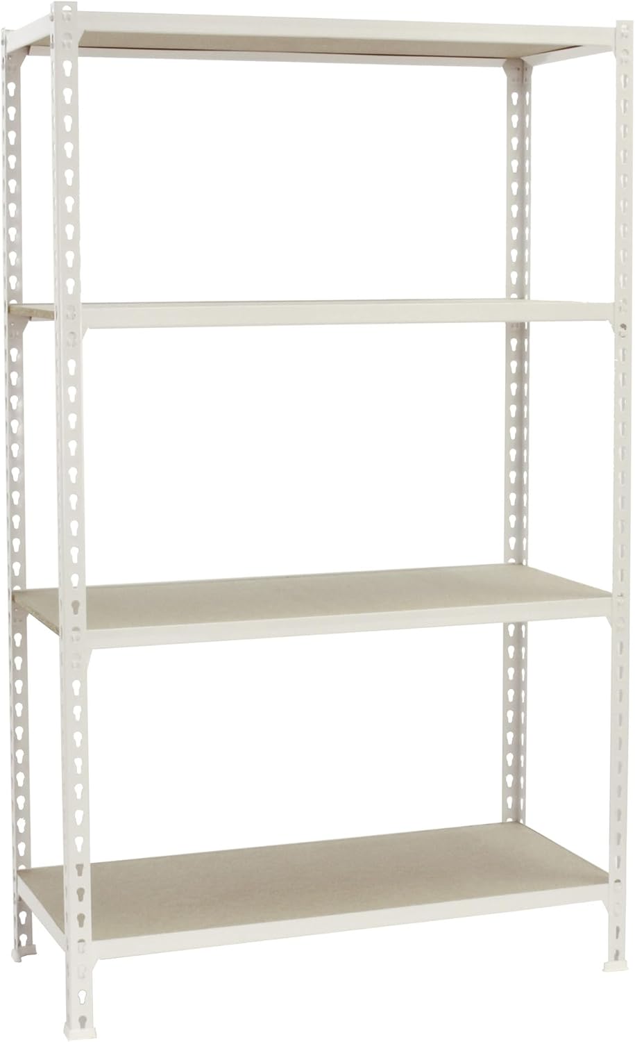 Simonrack Maderclick Plus 4/400 Screwless Metal Shelving Kit 1500 White/Wood