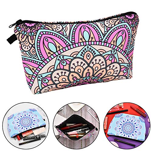 6 Pieces Makeup Bag Toiletry Pouch Waterproof Cosmetic Bag With Zipper Travel Packing Bag 8.7 X 5.3 Inch Small Cosmetic Bag Accessory Organizer For Women And Men (Multicolor Style) #TOP5