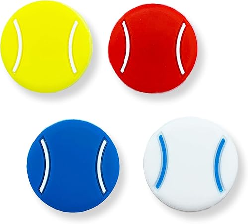Amortiguador de vibraciones de raqueta de tenis, 3 diseños (4-6 paquetes), amortiguador de cuerda de raqueta, gran regalo de tenis