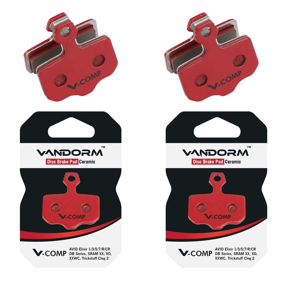 Vandorm2 PAIRS Avid Elixir, Sram XX, Trickstuff, V-COMP CERAMIC COMPOUND Disc Brake Pads