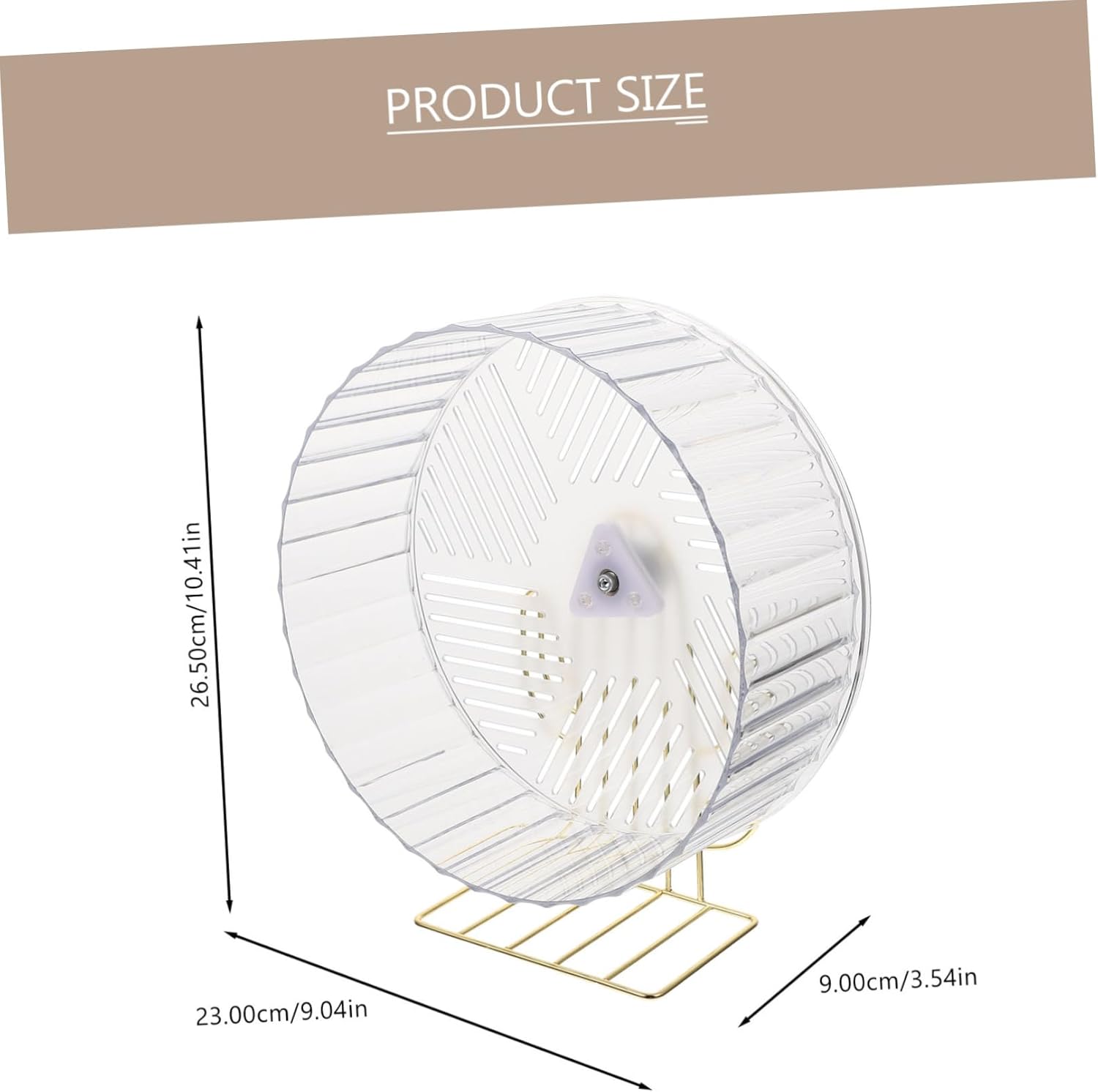 BESPORTBLE Stable Hamster Wheel for Pets Adorable Chinchilla Exercise Wheel Sturdy Base for Pet Cages Decorative Touch Selection