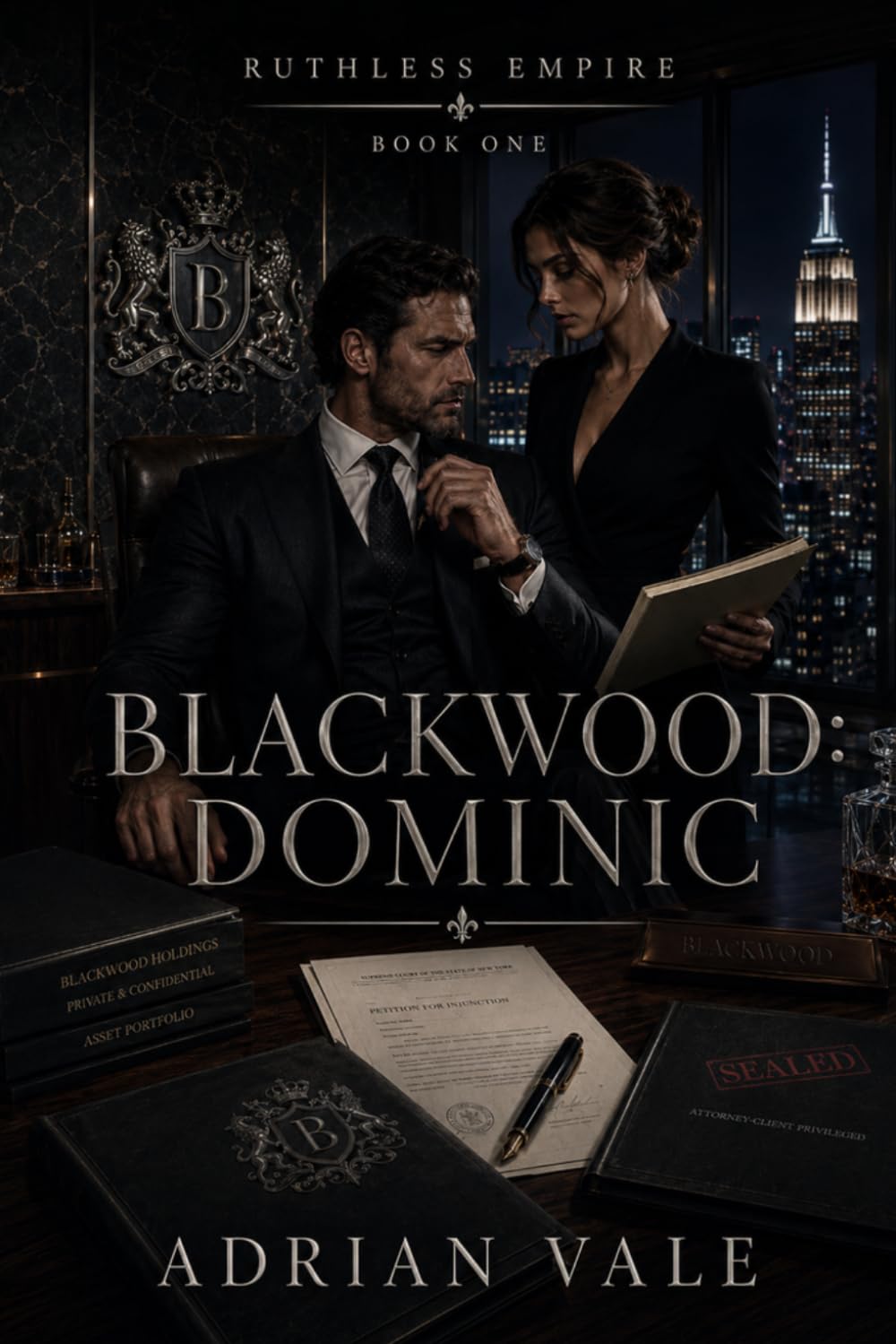 Blackwood: Dominic: A Billionaire Romantic Suspense Novel of Power, Secrets, Legal Tension, and Dangerous Attraction (Ruthless Empire)