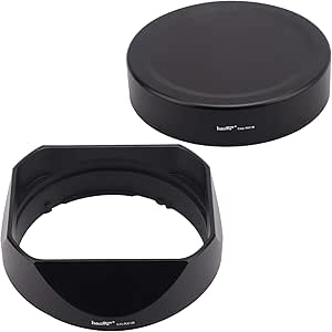 Haoge LH-RX1B Square Metal Bayonet Lens Hood Shade for Sony RX1 RX1R RX1RII rx1m2 and FE 35MM F2.8 55MM/F1.8 E Mount Lens