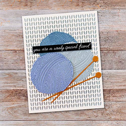 Paper Rose Ball of Wool Metal Cutting Die, White, one Size - Image 4