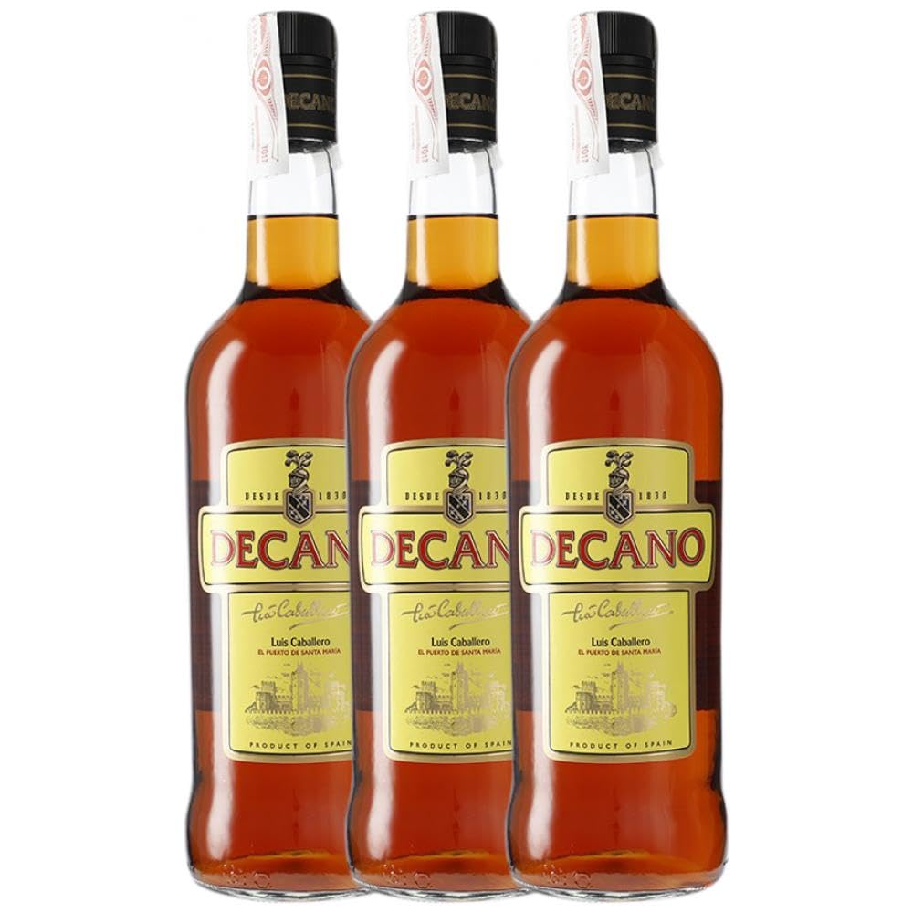 Distribuidor Brandy Caballero Decano Jerez-Xérès-Sherry Botella Misil 1 L (Caja de 6 Botella Misil de 1 L)