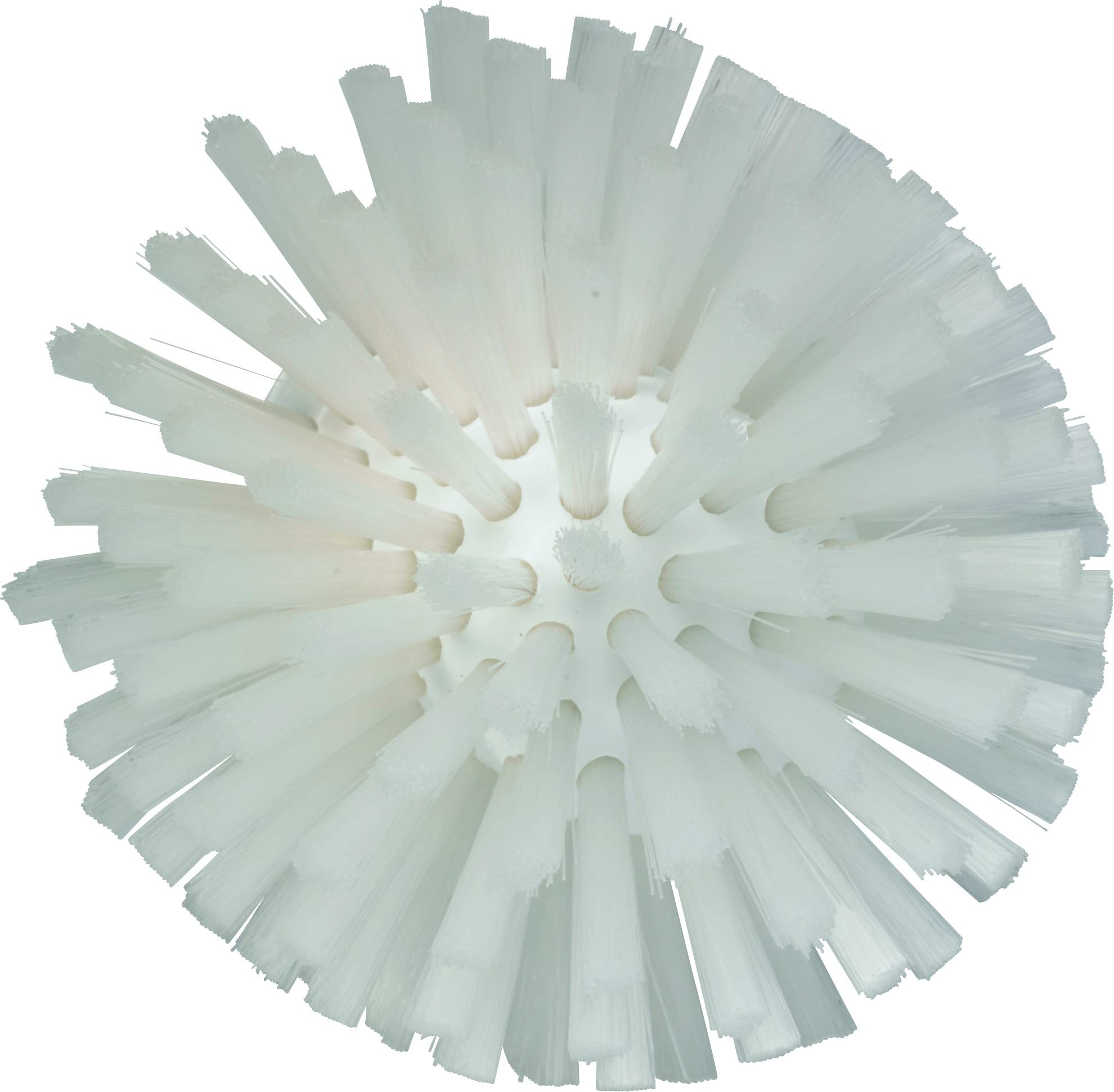 Vikan - Higiene - Cabezal de cepillo para limpiar contenedores de gusanos - Fibras medianas - Ø135mm - 130mm - Blanco