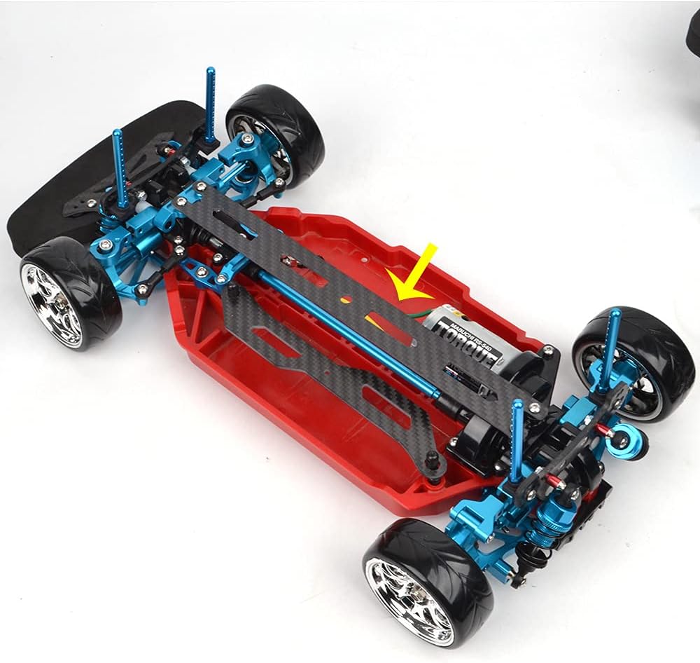 Carbon Fiber Upper Top Deck for Tamiya TT-02 TT-02B Chassis Upgrades