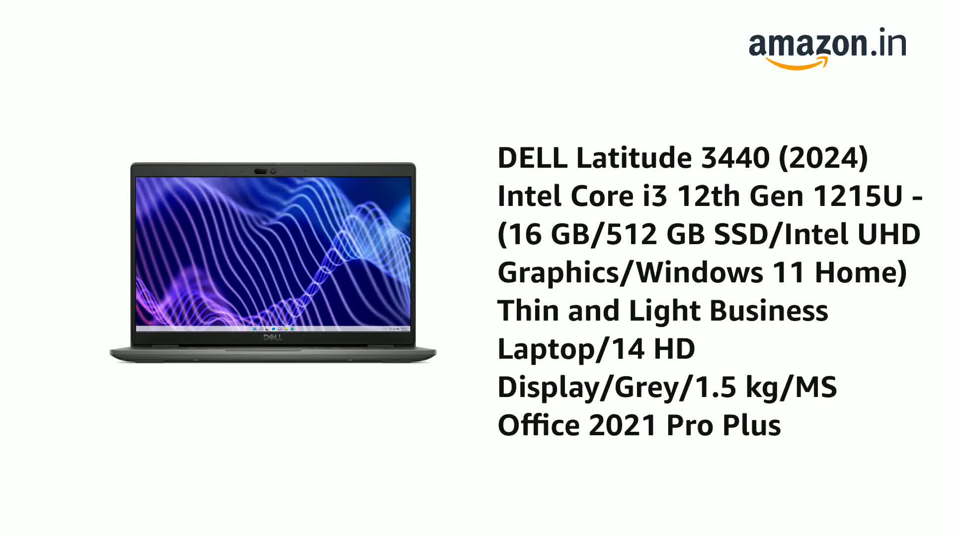 DELL Latitude 3440 (2024) Intel Core i3 12th Gen 1215U - (16 GB
