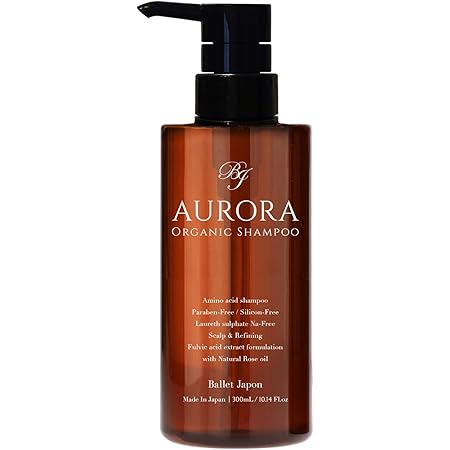 Amazon バレエジャポン オーロラシャンプー 1本300ml フルボ酸 ミノキシジル誘導体 スカルプケア ノンシリコン オーガニック アミノ酸系 男女兼用 バレエジャポン シャンプー 通販