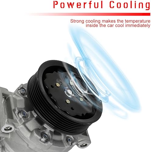 Miniatura 3 de cciyu Compresor de aire acondicionado 2007-2010 apto para Audi Q7 3.6L 2004 apto para Porsche Cayenne 3.2L CO 11239C