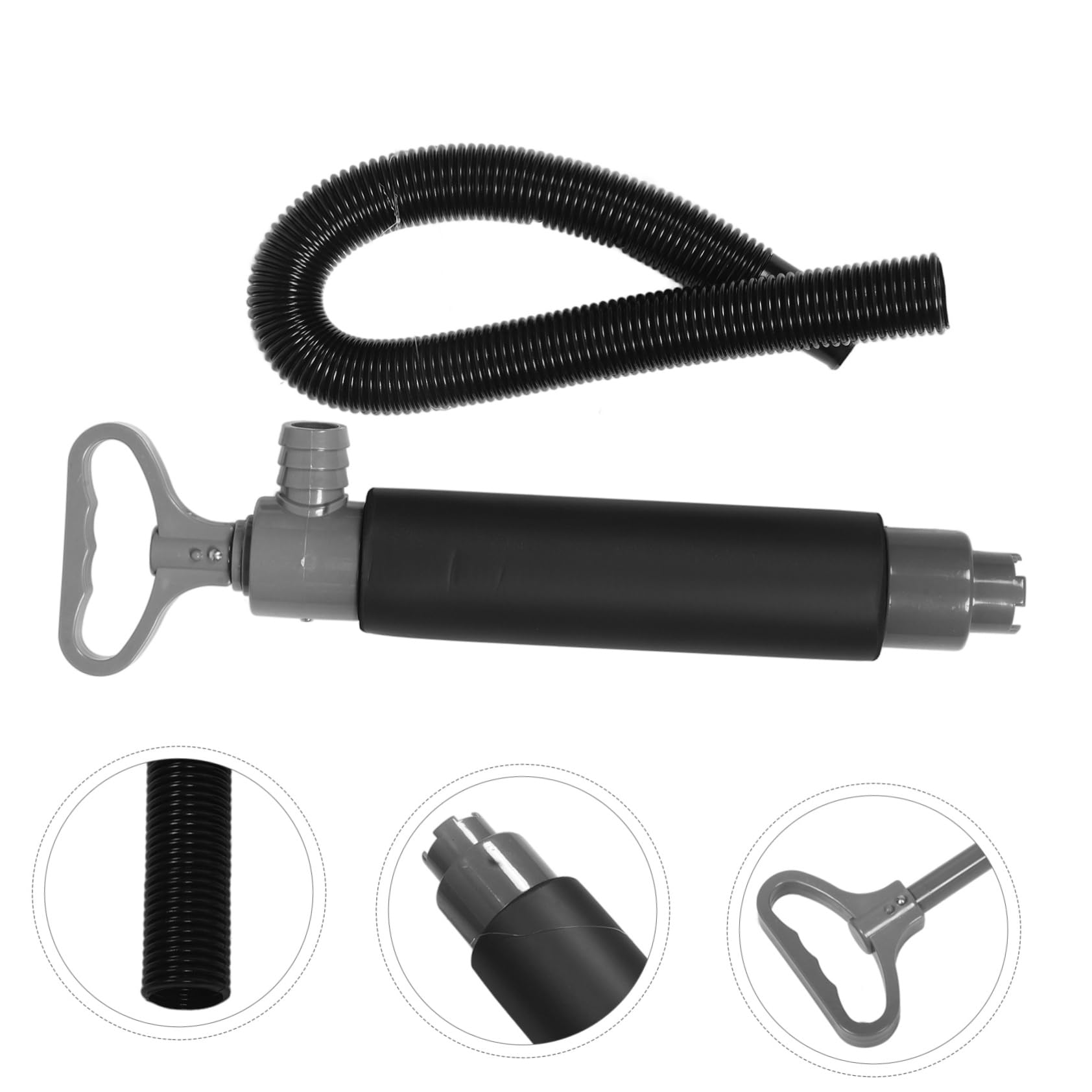 Bilgenpumpe und Einfacher Design Wasserdichtem Installation mit Manuelle aus Kunststoff Tragbare Handpumpe für Boote Kajaks für Wassersport