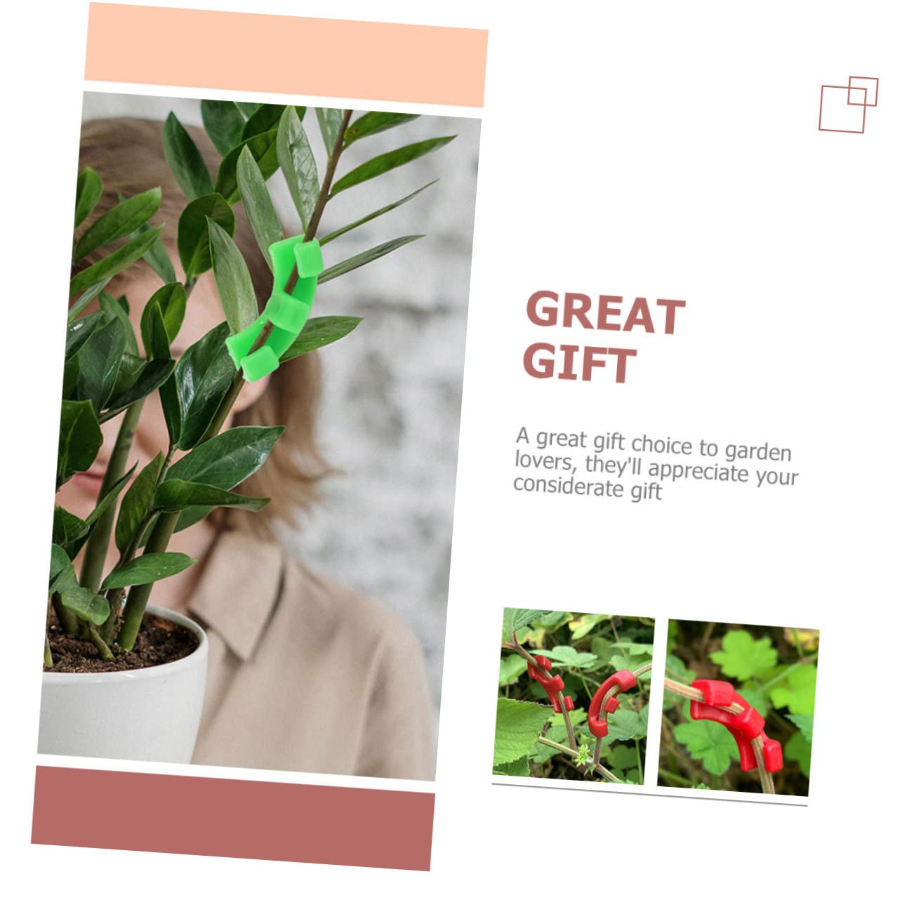 POPETPOP 300pièces Benders De Plantes Plastique à Degrés Clips De Fixation pour Branches Et De Plantes Outils De Jardinage pour Intérieur Et Extérieur