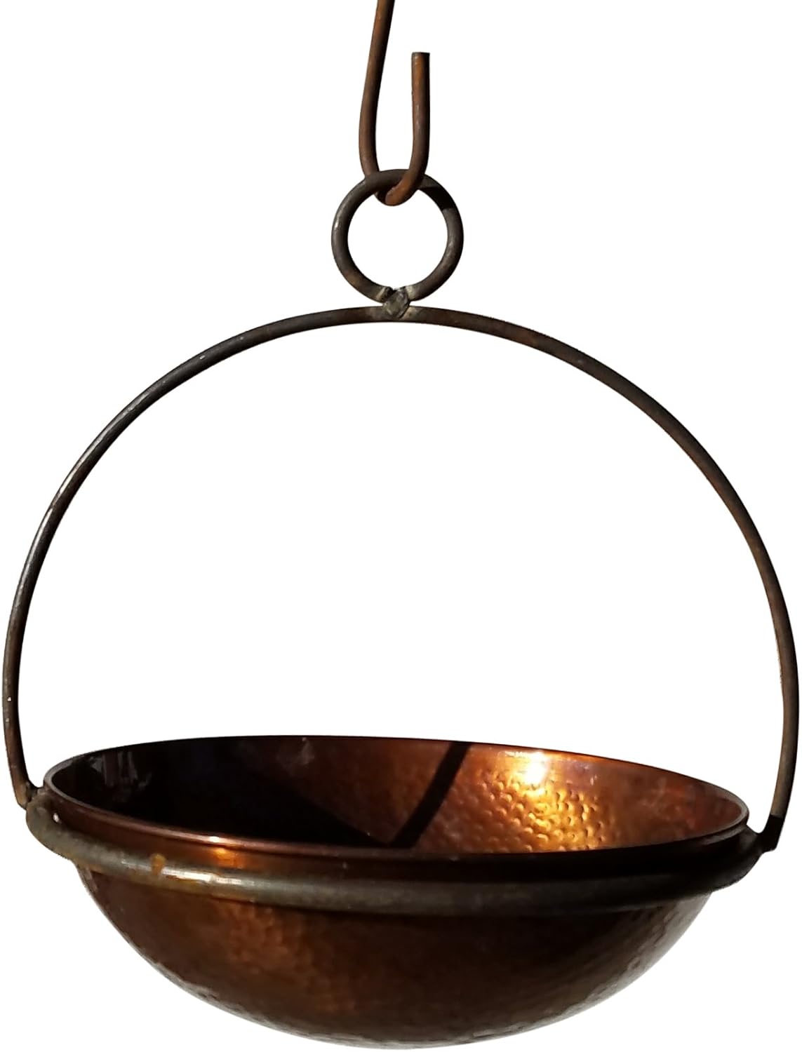 Passage CH10-WOK-10-DHDC Hanging Planter, Hammered Copper : Patio, Lawn & Garden