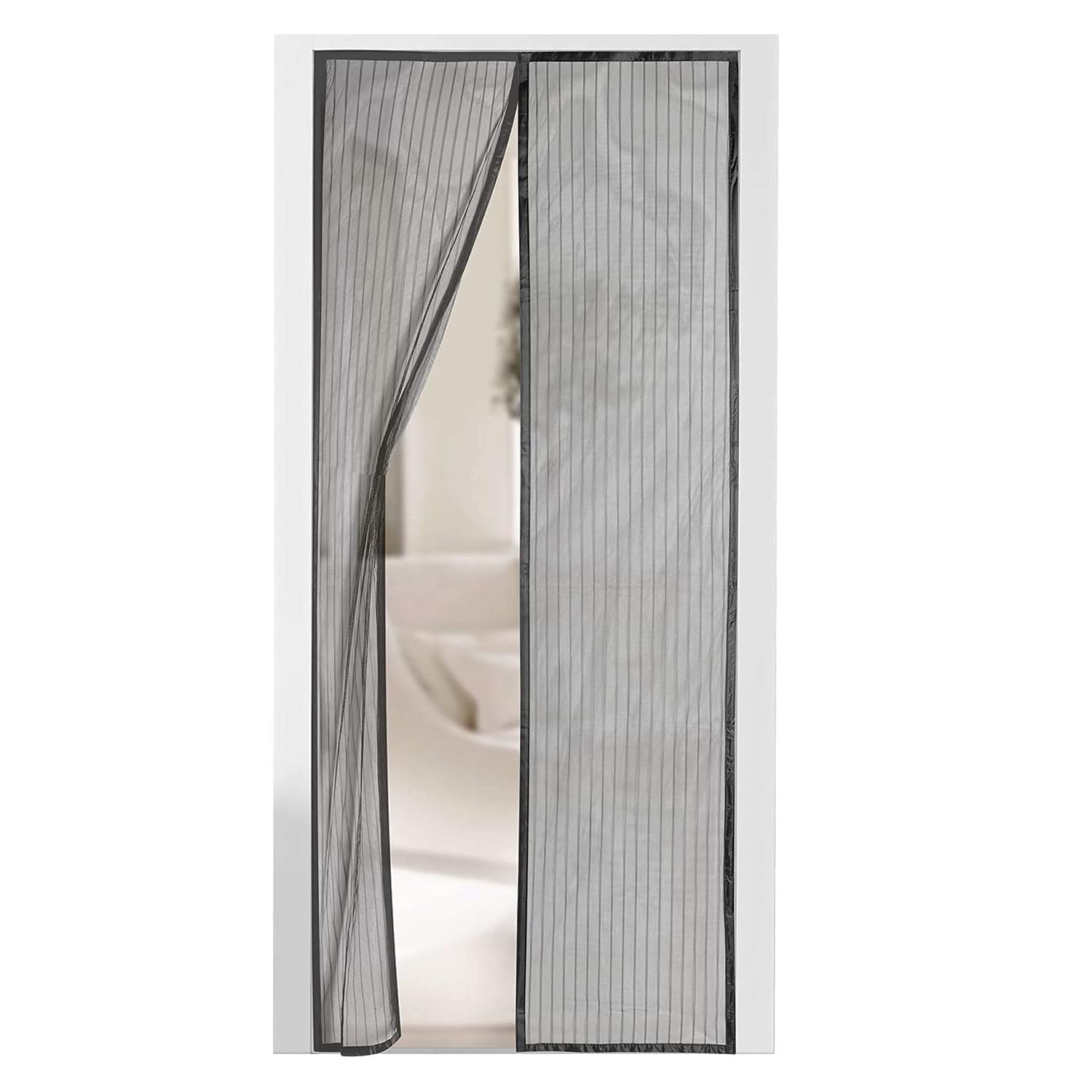 Nasula Magnetic Screen Door - Self Sealing, Heavy Duty, Hands Free Mesh Partition Keeps Bugs Out - Pet and Kid Friendly - Patent Pending Keep Open Feature (B098NP1JCQ) Amazon Price History, Amazon Price Tracker