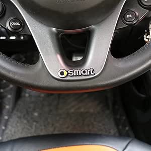 SHIFENG Adesivo in metallo per Smart Fortwo Forfour 453 451 450 ...