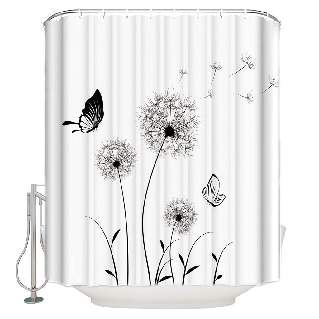 Fangkun Duschvorhang Mit Löwenkopf-Muster – 183x183 Cm, Polyester, Inkl. 12 Haken