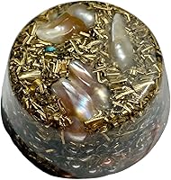 Vista 16 de Peridot Single Crystal Small Tower Buster Orgone Generator Energy Accumulator PERFECT GIFTING TOOL!!!! Orgonite Many Beautiful Ingredients!