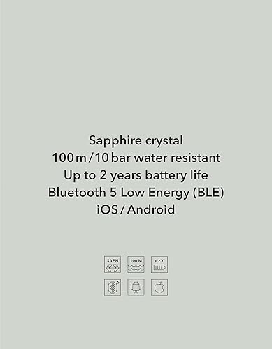 Miniatura 6 de Kronaby Apex reloj unisex con movimiento conectado A1000-1399 reloj para damashombres un reloj tradicional con las capacidades de un reloj