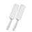 2 Pack Pumice Stone for Toilet Bowl Cleaning with Handle, Scouring Stick Remove Toilet Bowl Hard Water Rings, Calcium Buildup and Rust for Cleaning Toilet, Bathroom, Kitchen Sink, Grill (White)