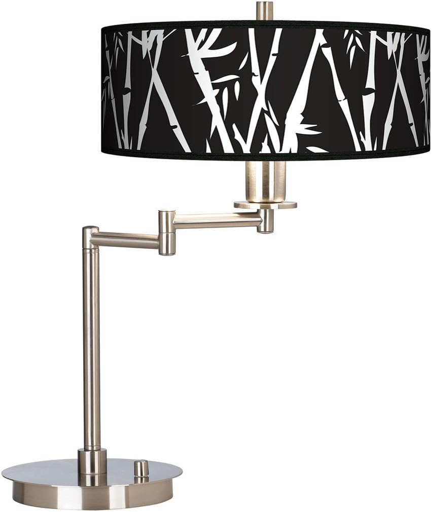 Night Bamboo Giclee CFL Swing Arm Desk Lamp Novelty Lamps