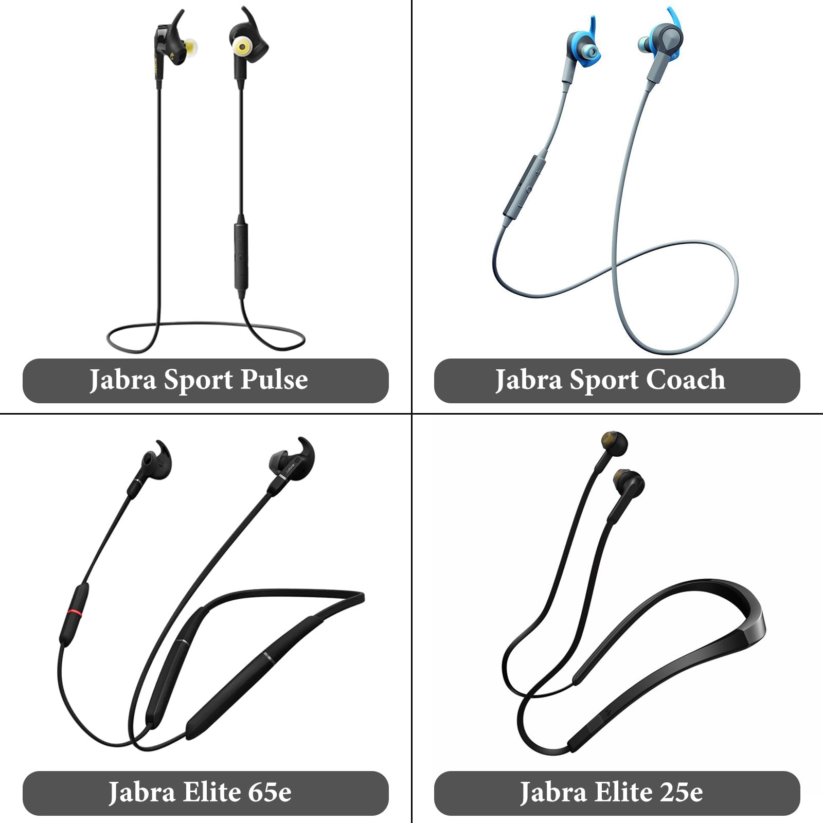 GEEKRIA Cavo di ricarica corto per cuffie micro-USB, compatibile con Jabra Move, Elite 65t, 65e, Elite Sport, Halo Smart Charger, cavo di ricarica di ricambio da USB a Micro-USB (1 piedi/25 cm