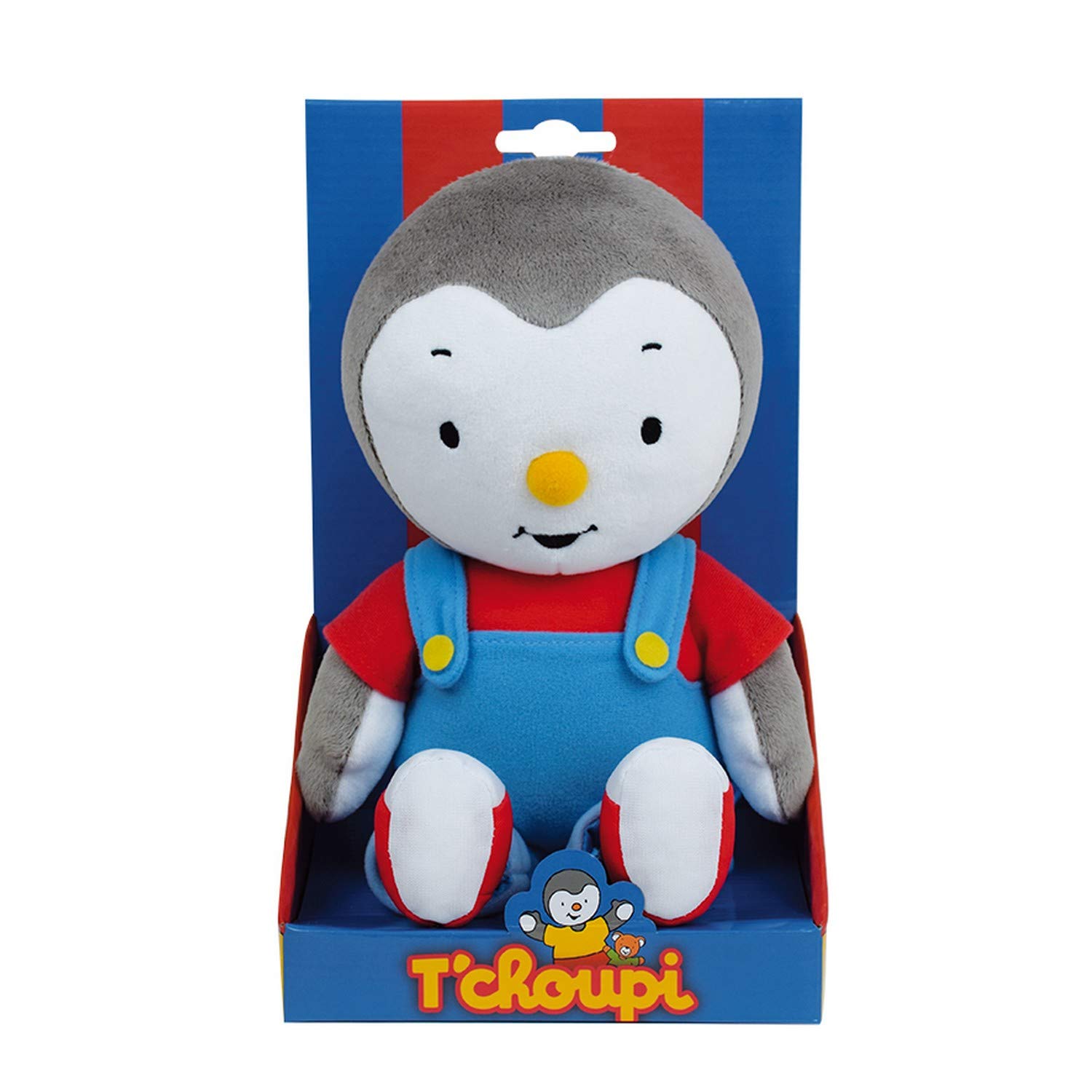 JEMINI | Peluche T'CHOUPI | 30 Cm | Finition Douce | Licence Officielle | Jouets D'Éveil Premier Age | Doudou Bébé Enfants | Lavable en Machine | Idée Cadeau Enfant Dès la Naissance | 021975