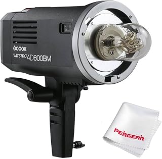 Godox AD600BM Bowens Mount 600Ws GN87 High Speed Sync Outdoor Flash Strobe Light with 2.4G Wireless X System, 8700mAh Battery to Provide 500 Full Power Flashes Recycle in 0.01-2.5 Second (AD600BM -Manual Power Adjustment)