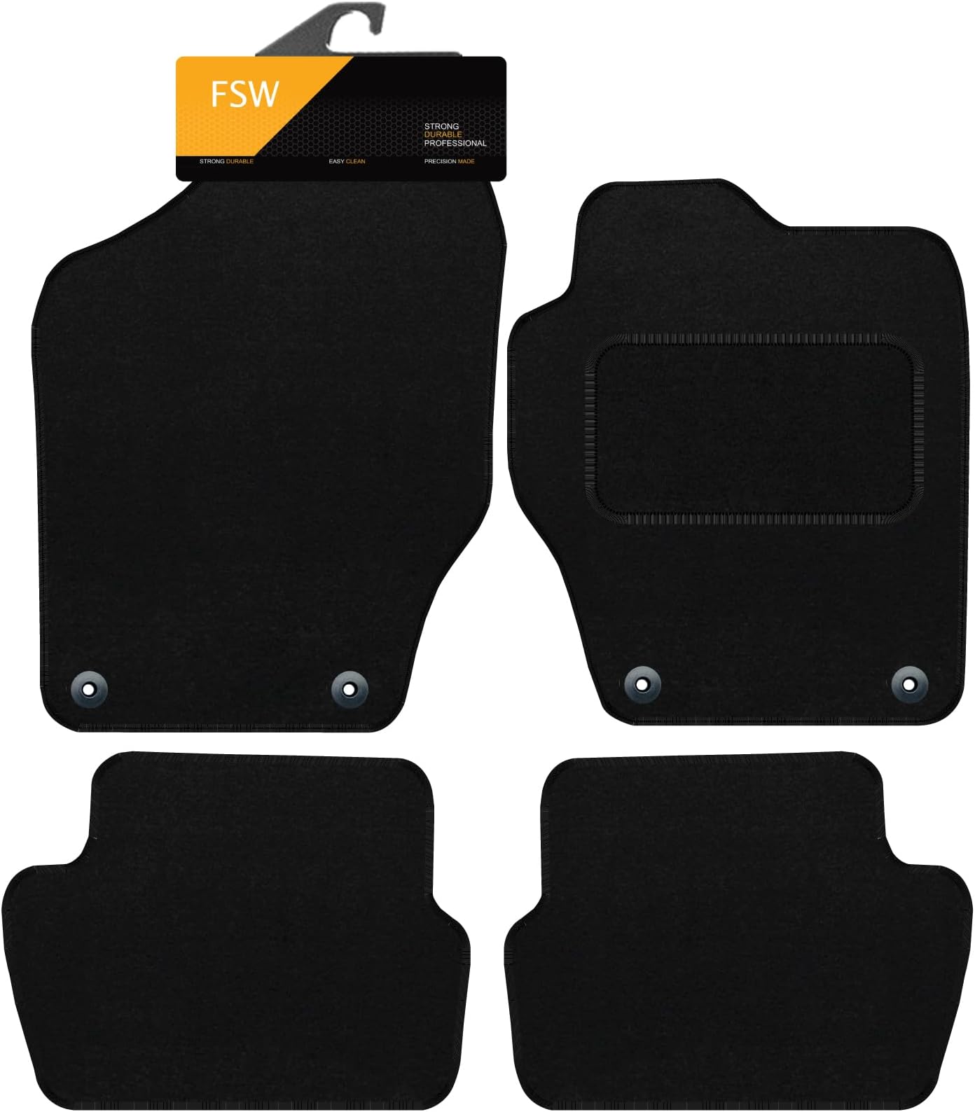DB Bespoke Tailored Car Mats Compatible with Peugeot 308 (GT LINE