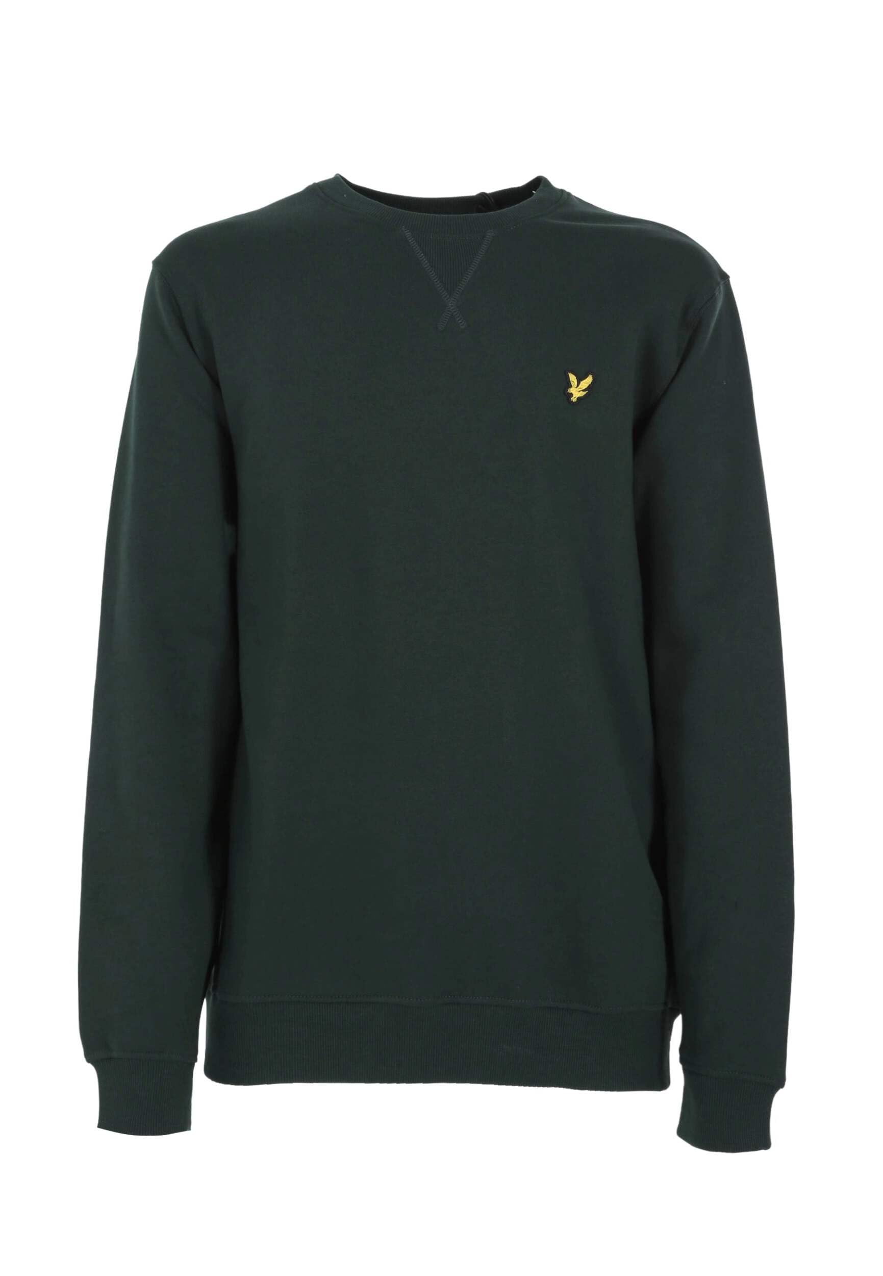 Sweat vert Lyle & Scott ML1131V anti-déformation en coton taille M